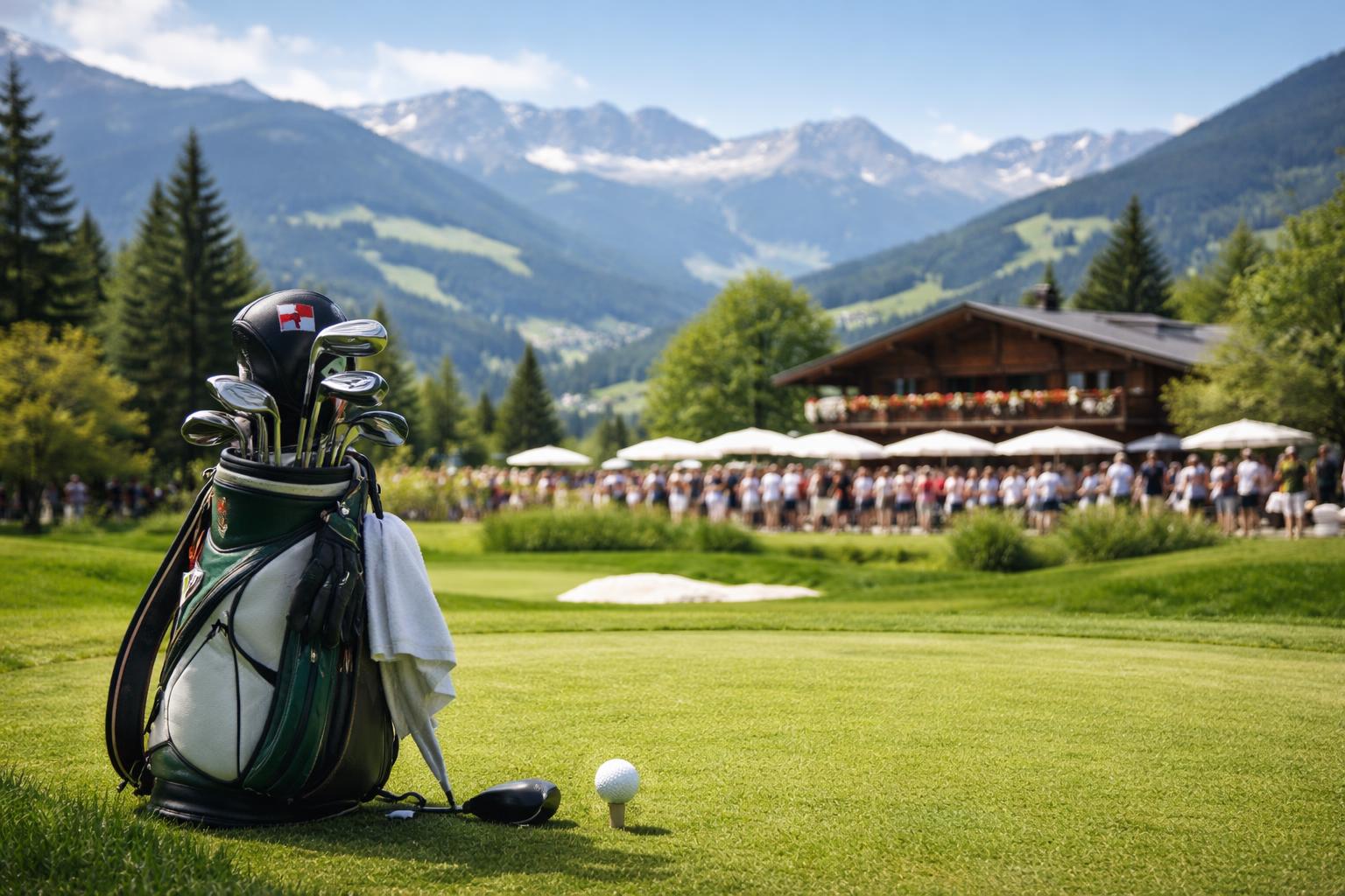 Redaktionelle Szene zum Thema „Promi-Auflauf bei den Austrian Alpine Open in Kitzbühel“