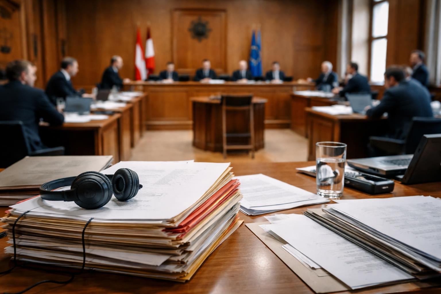 Redaktionelle Szene zum Thema „Prozess gegen Egisto Ott könnte am Montag abgeschlossen werden“