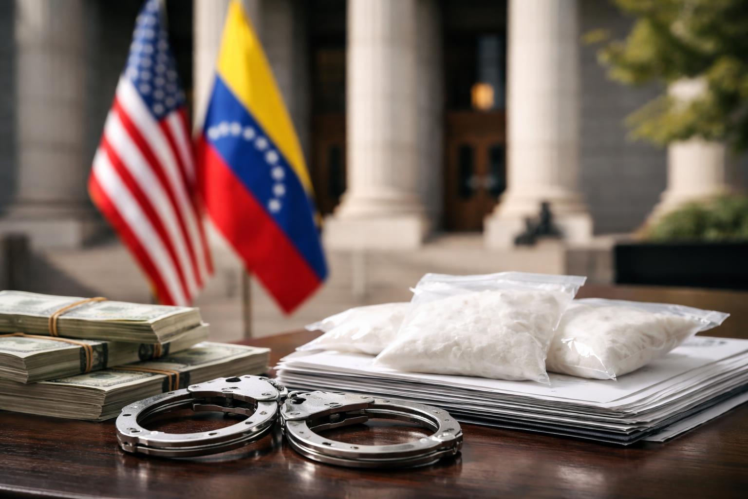 Redaktionelle Szene zum Thema „Prozess gegen Nicolás Maduro in den USA beginnt erst 2027“