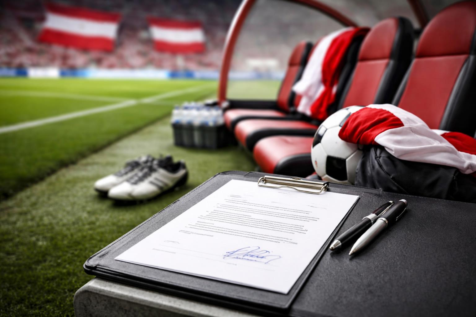 Redaktionelle Szene zum Thema „Rangnick verlängert beim ÖFB und weist Milan-Spekulationen zurück“