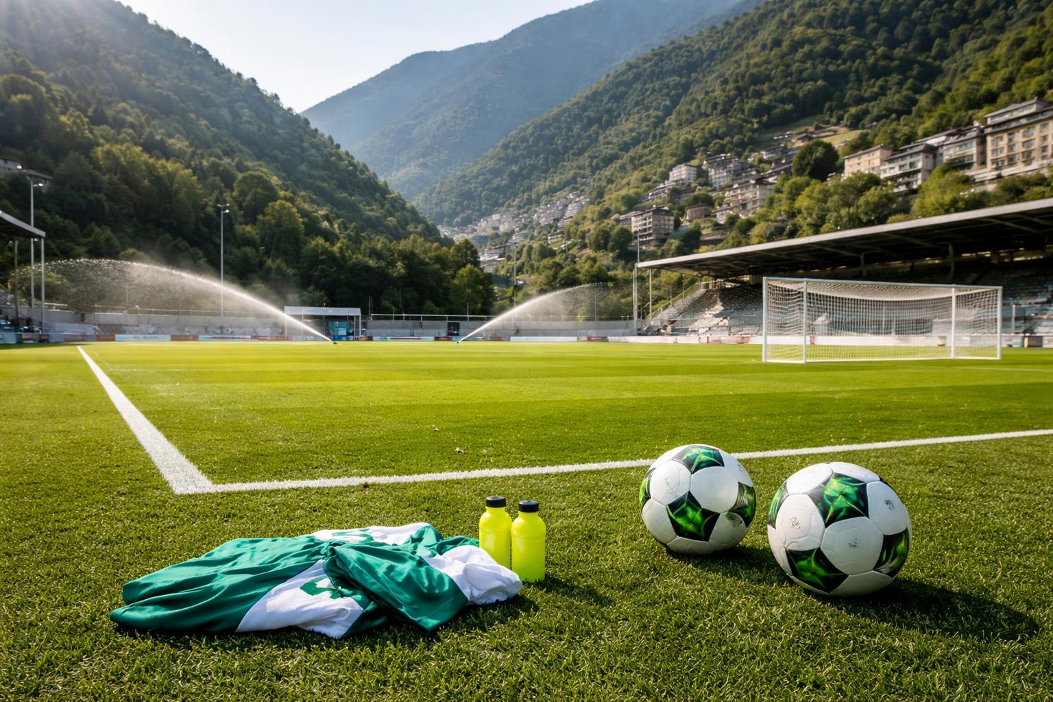 Redaktionelle Szene zum Thema „Rapid startet in Andorra gegen Santa Coloma in die Conference-League-Qualifikation“