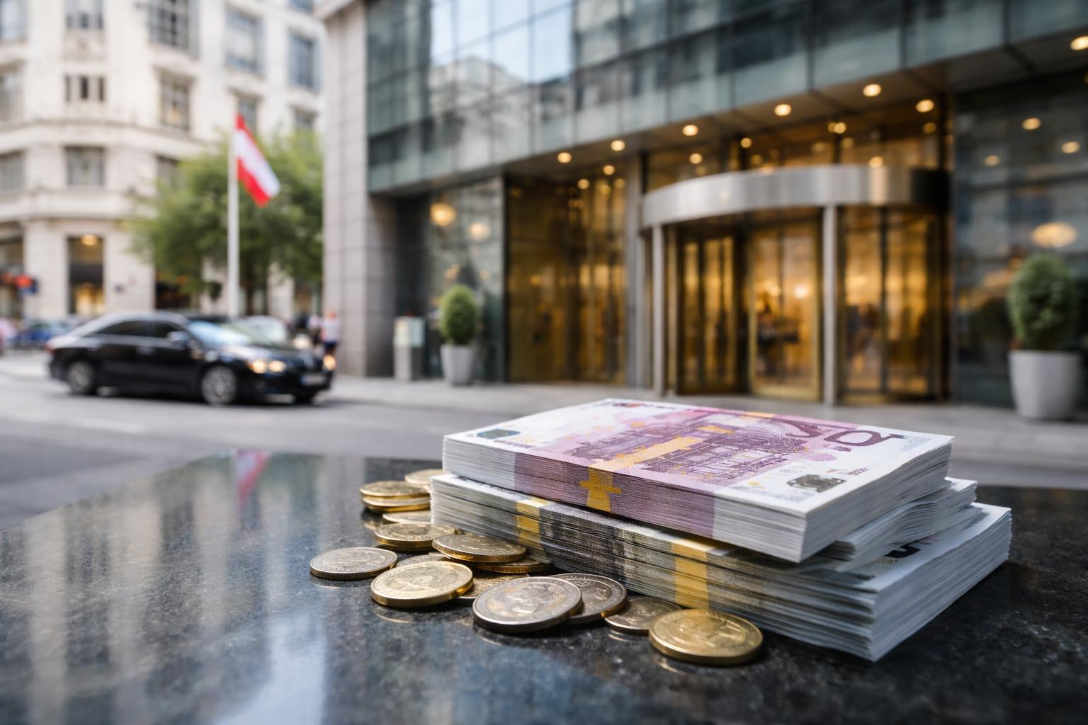 Redaktionelle Szene zum Thema „RBI verdient im Halbjahr mehr als 700 Millionen Euro“