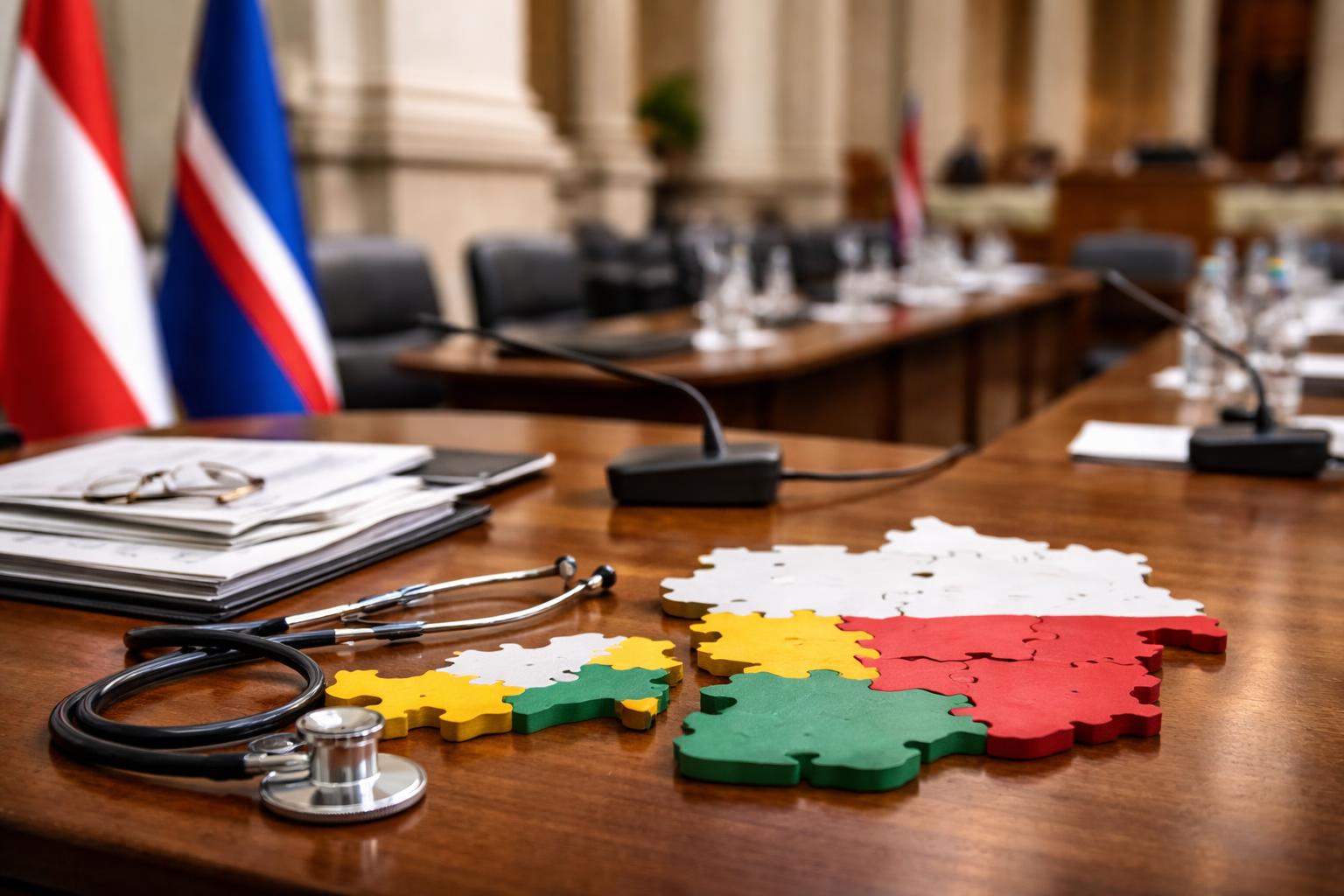 Redaktionelle Szene zum Thema „Reformpartnerschaft ohne Mut: Warum die FPÖ politisch profitiert“