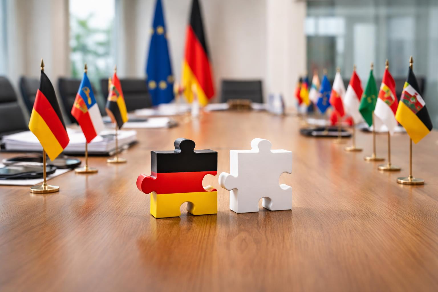 Redaktionelle Szene zum Thema „Reformpartnerschaft vor Einigung: Details bleiben zunächst offen“