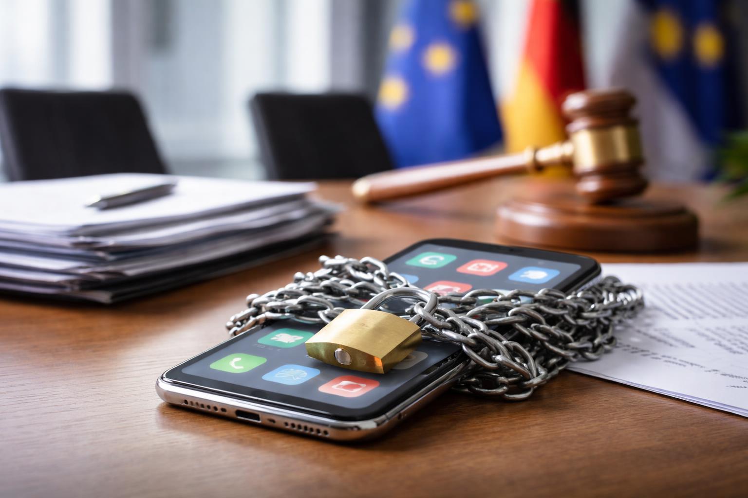 Redaktionelle Szene zum Thema „Regierung bringt Social-Media-Verbot für Jugendliche auf den Weg“