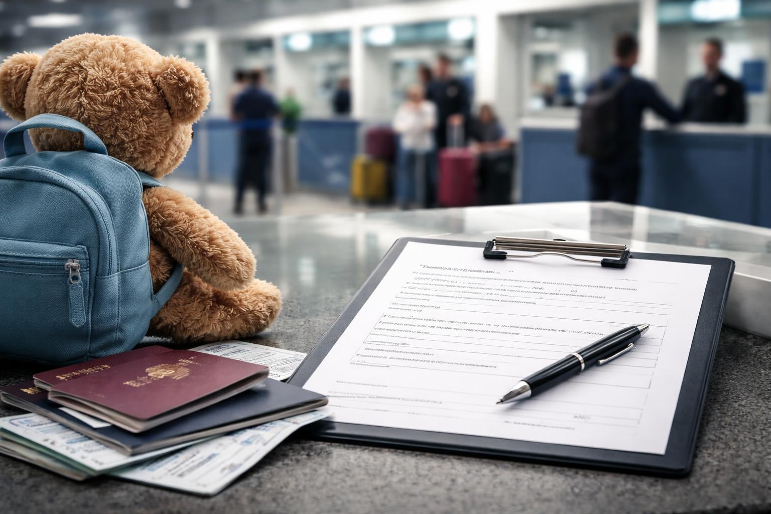 Redaktionelle Szene zum Thema „Reisen mit Minderjährigen: Wo Reisevollmachten nötig sein können“