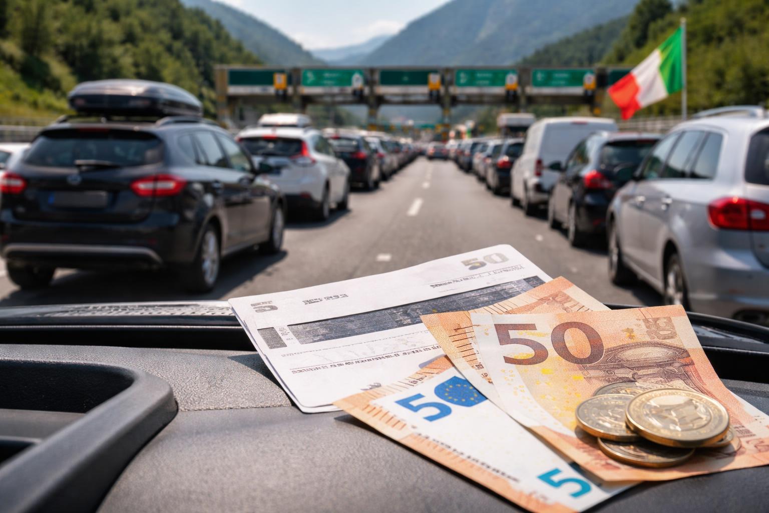 Redaktionelle Szene zum Thema „Rückvergütung bei Stau auf Italiens Autobahnen startet im Juni“
