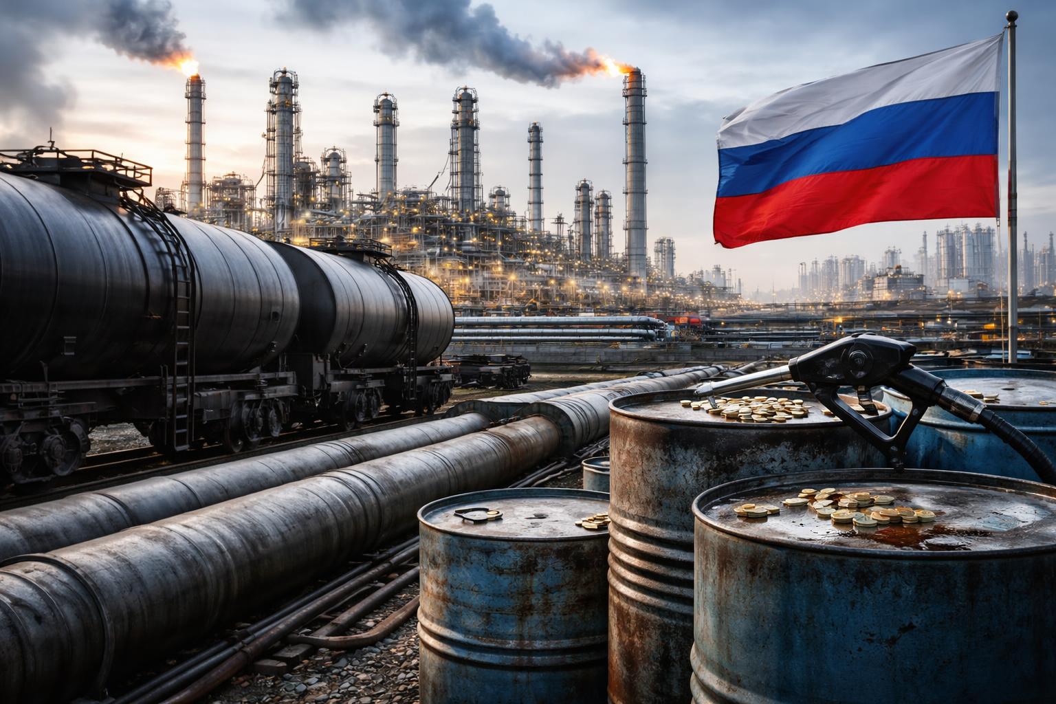 Redaktionelle Szene zum Thema „Russland stoppt Diesel-Export – Folgen für Weltmarkt und Europa unklar“