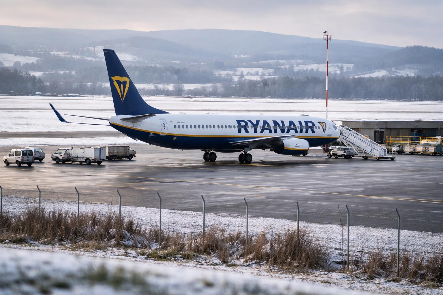 Redaktionelle Szene zum Thema „Ryanair streicht Linz-London-Verbindung im Winterflugplan“