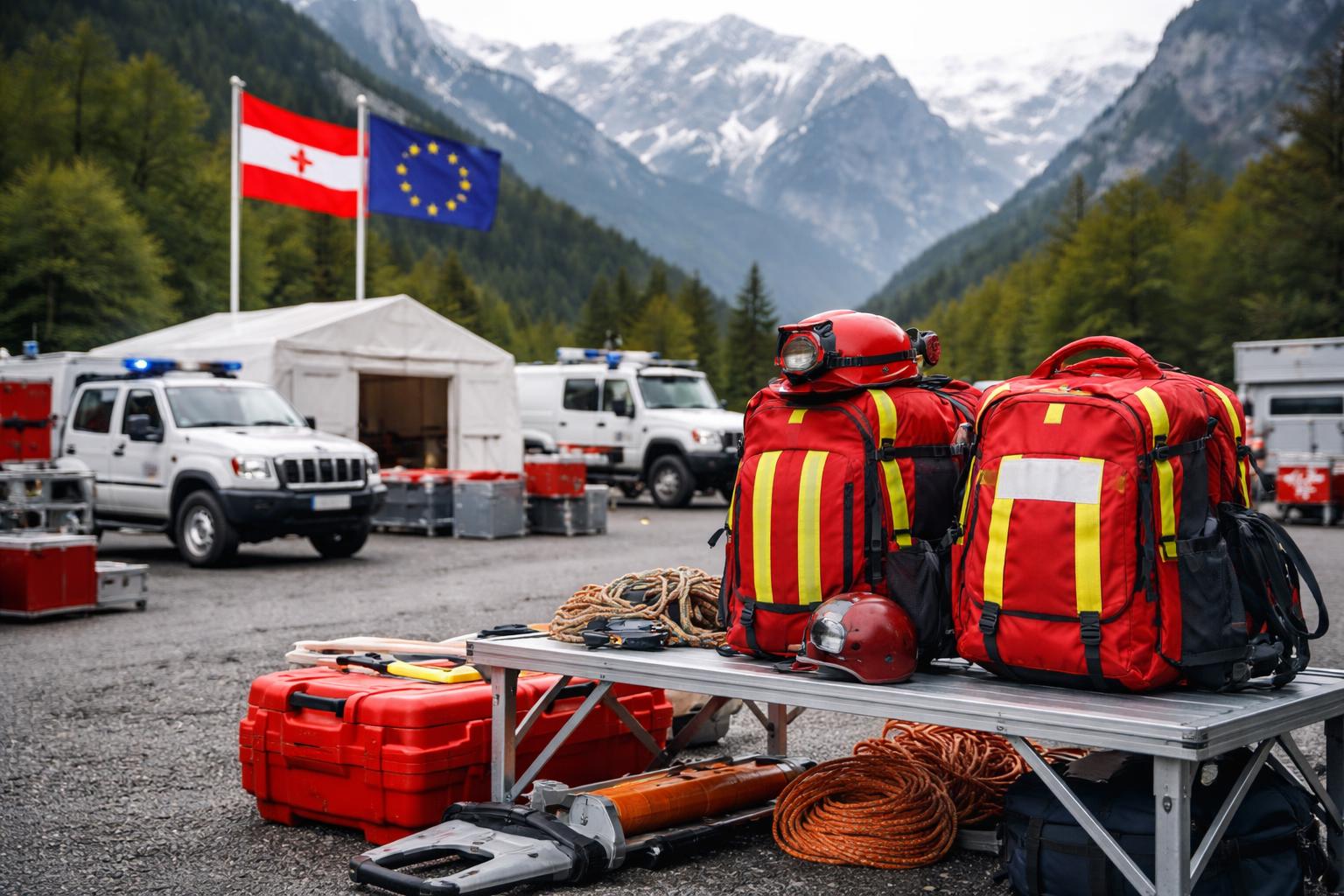 Redaktionelle Szene zum Thema „SARUV will bis 2028 in den EU-Katastrophenschutzmechanismus“