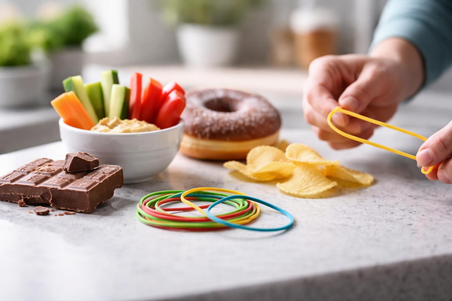 Redaktionelle Szene zum Thema „Schlank werden mit einfachen Tricks: Was eine Suchtmedizinerin gegen Heißhunger empfiehlt“
