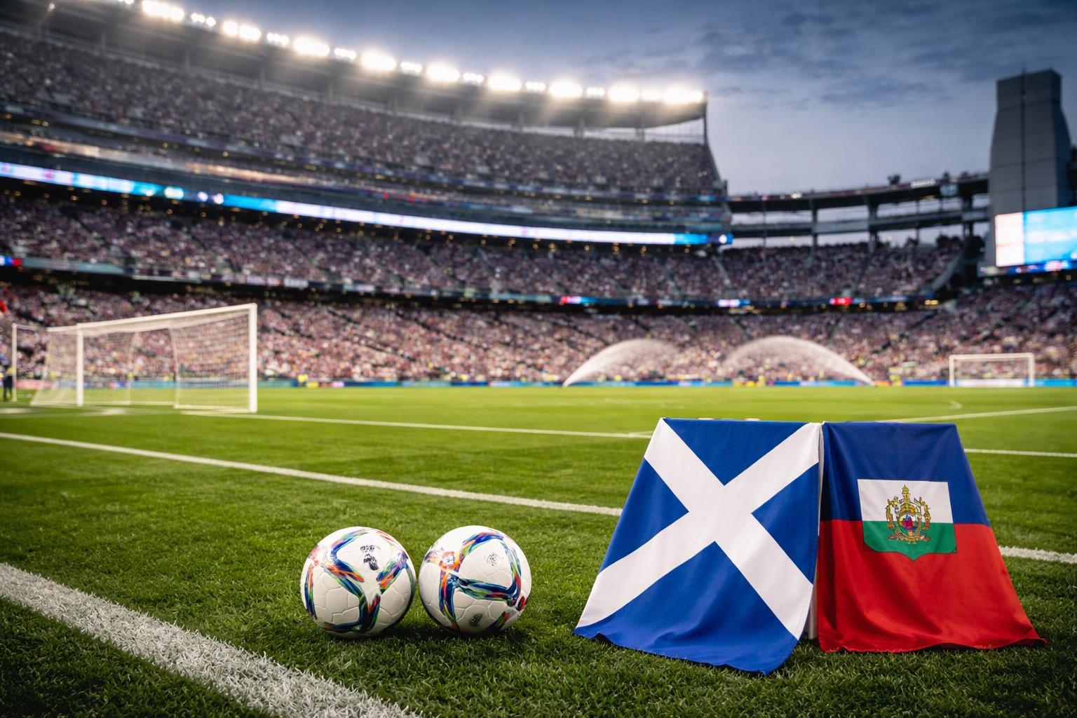 Redaktionelle Szene zum Thema „Schottland startet gegen Haiti in die WM – erster Punktgewinn im Blick“