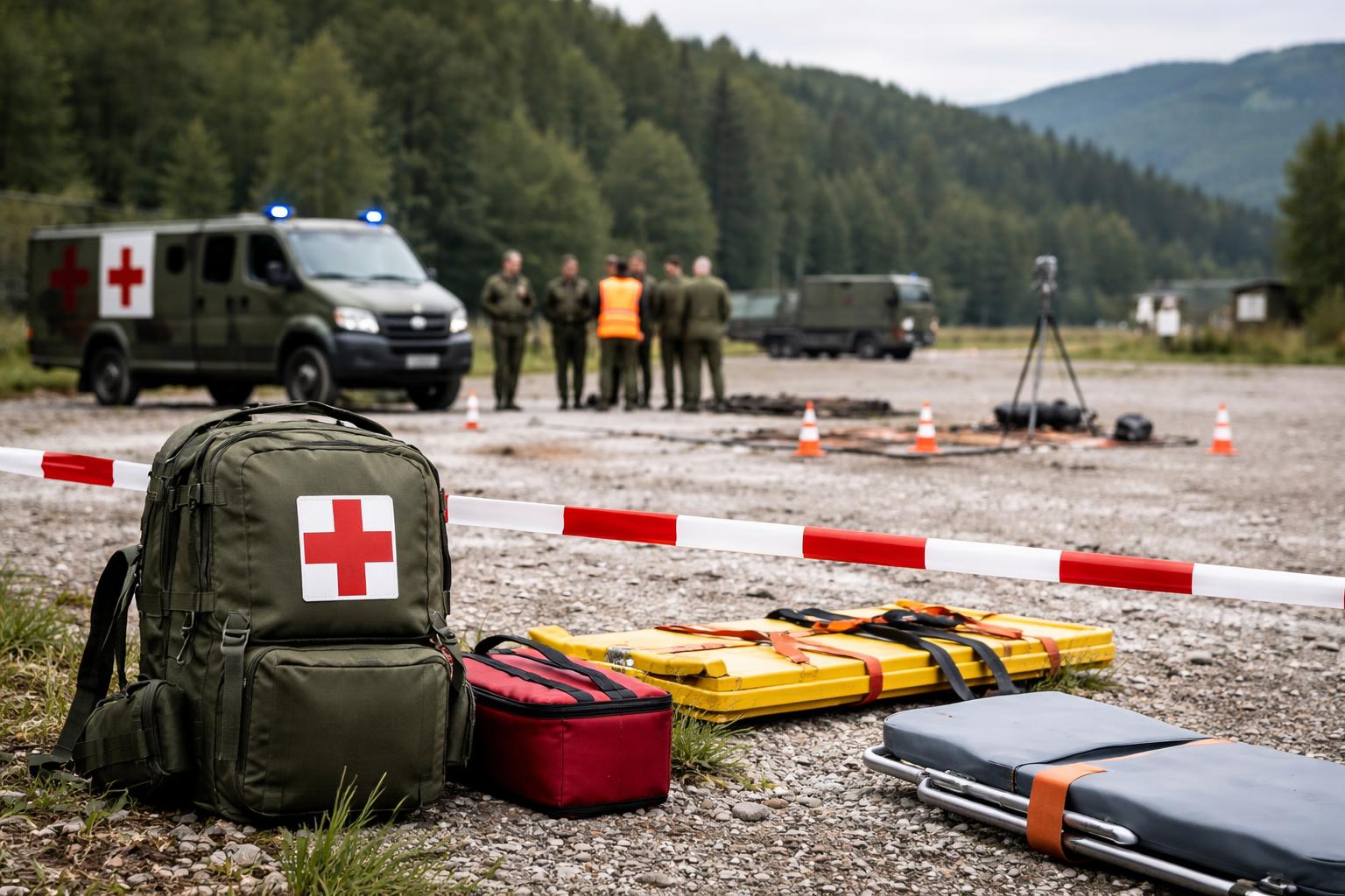 Redaktionelle Szene zum Thema „Schwerer Unfall bei Schießübung des Bundesheeres in Judenburg“