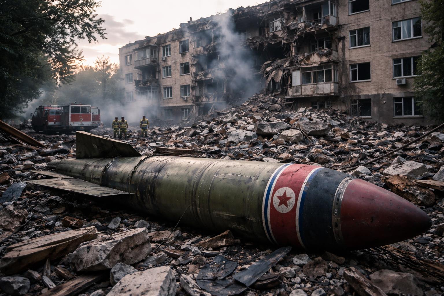 Redaktionelle Szene zum Thema „Selenskij meldet Raketenangriff mit nordkoreanischer Waffe“