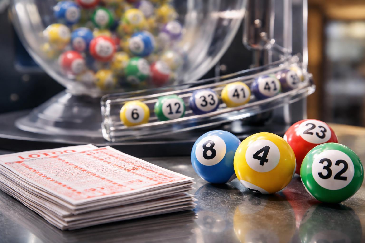 Redaktionelle Szene zum Thema „Siebenfachjackpot bei Lotto 6 aus 45: 8,4 Millionen Euro im Topf“