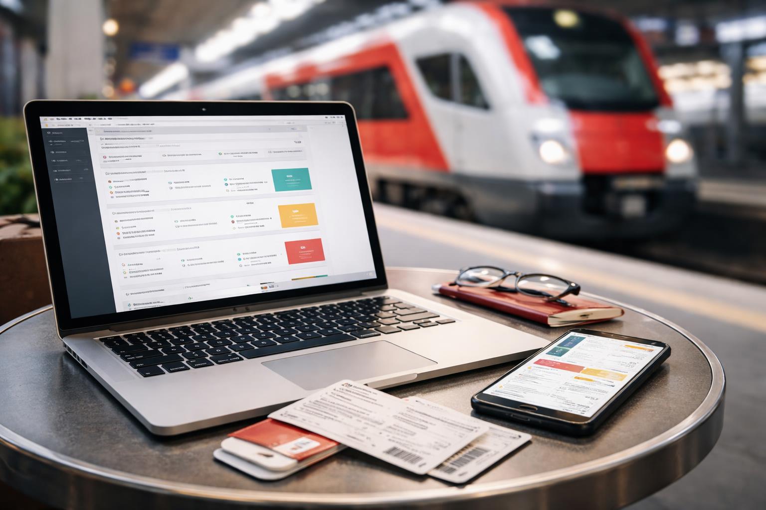 Redaktionelle Szene zum Thema „So finden Reisende bei den ÖBB den günstigsten Fahrschein“