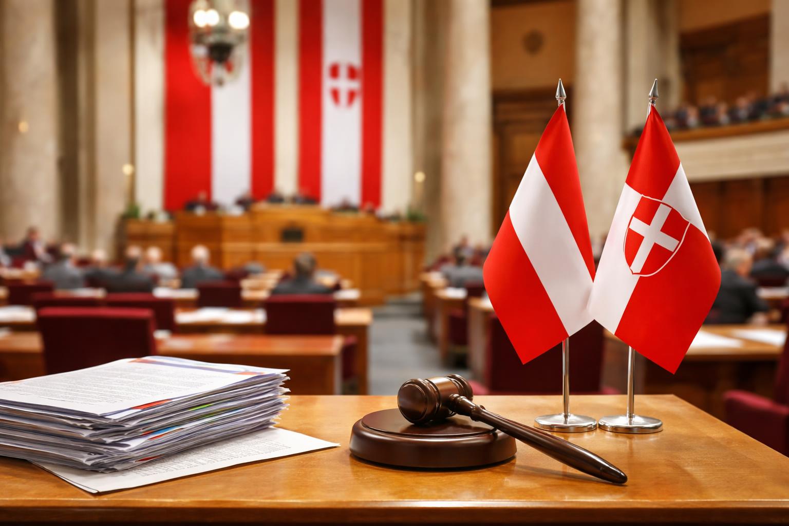 Redaktionelle Szene zum Thema „Sondergemeinderat in Wien nach Vorwürfen gegen Ruck und Marktamt“