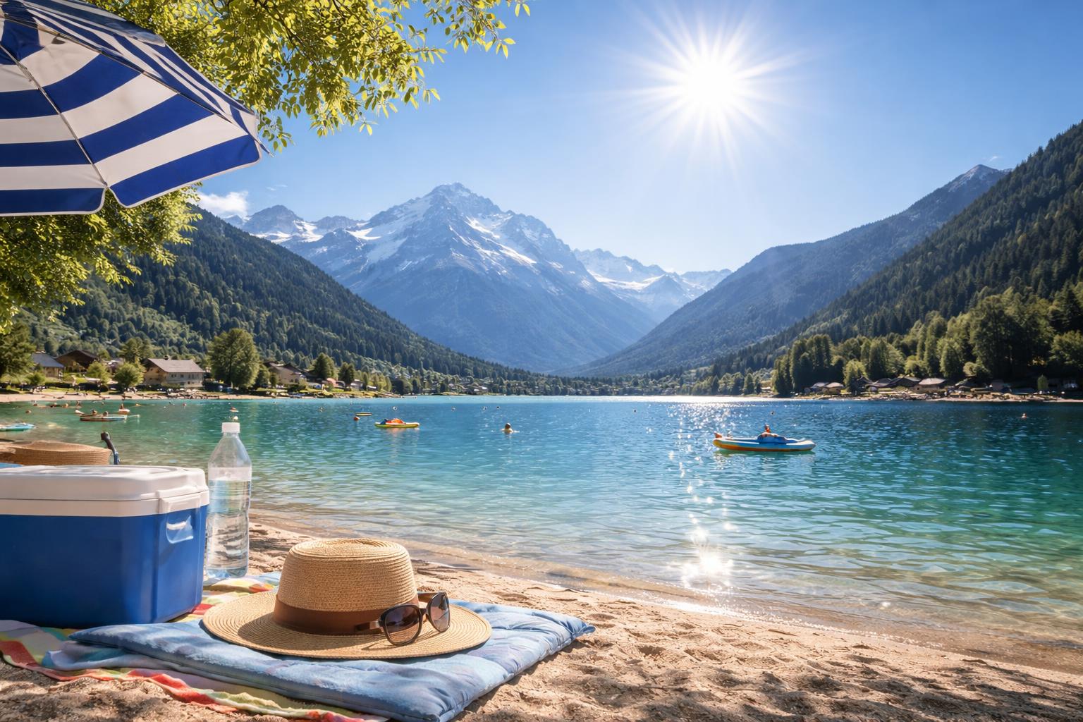 Redaktionelle Szene zum Thema „Sonniges Wochenende mit bis zu 30 Grad in Österreich erwartet“