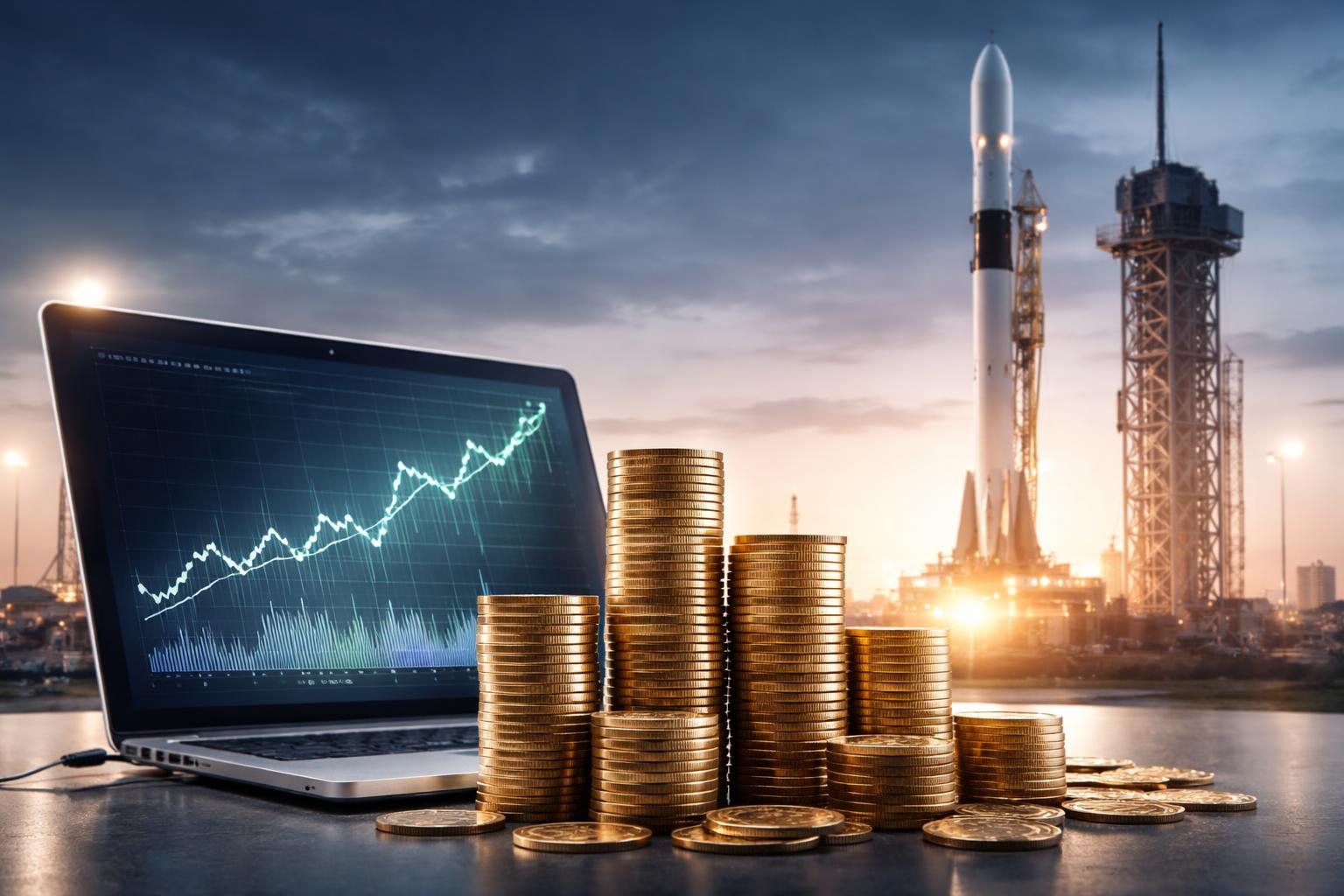 Redaktionelle Szene zum Thema „SpaceX geht an die Börse: Musks Vermögen steigt in neue Dimensionen“