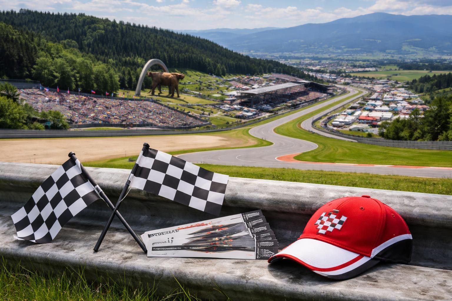 Redaktionelle Szene zum Thema „Spielberg rüstet sich für den Formel-1-Grand-Prix am 28. Juni“