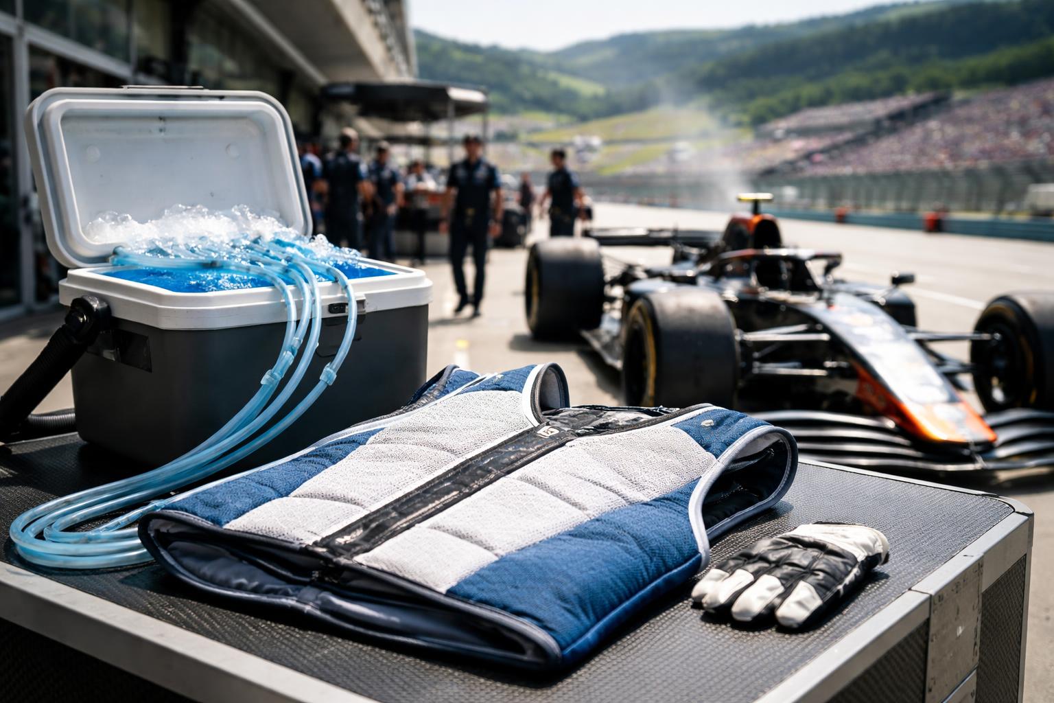 Redaktionelle Szene zum Thema „Spielberg vor Hitzetest: FIA erlaubt Kühlwesten, viele Piloten verzichten trotzdem“