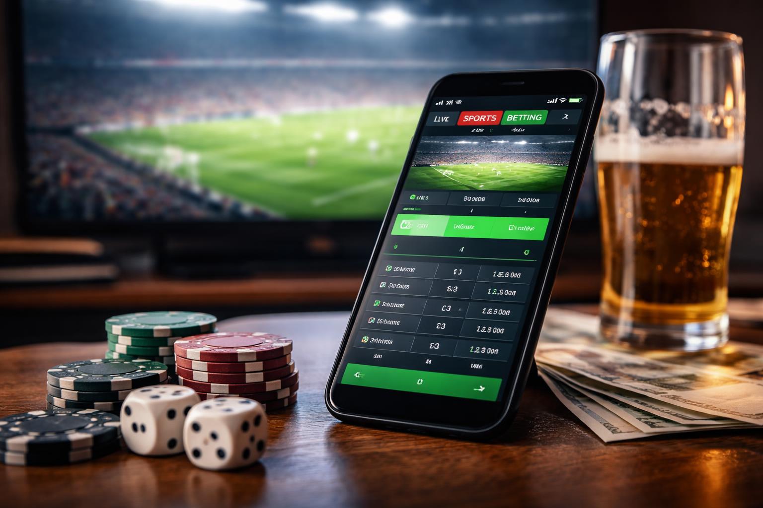 Redaktionelle Szene zum Thema „Sportwetten im Boom: Wo Freizeitspaß in Suchtgefahr kippen kann“