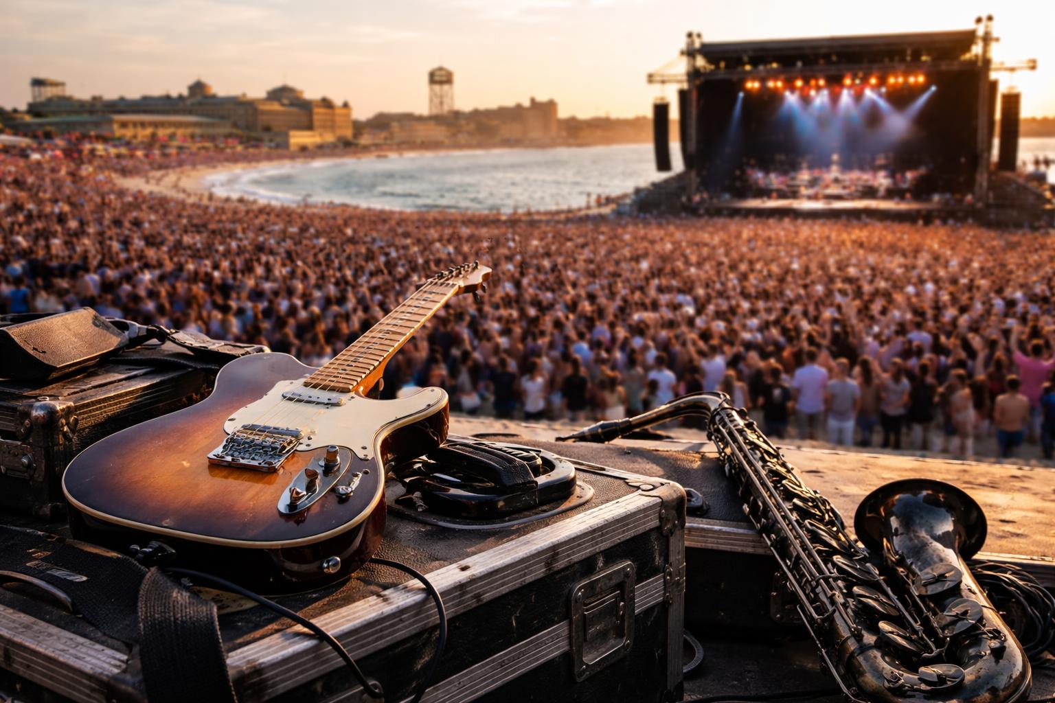 Redaktionelle Szene zum Thema „Springsteen in Asbury Park: Drei Stunden Heimspiel am Jersey-Ufer“