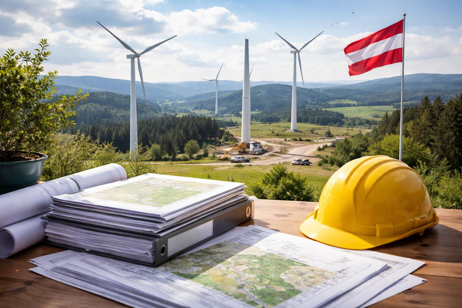 Redaktionelle Szene zum Thema „Steiermark verzichtet weiter auf beschleunigte Verfahren für Windparks“