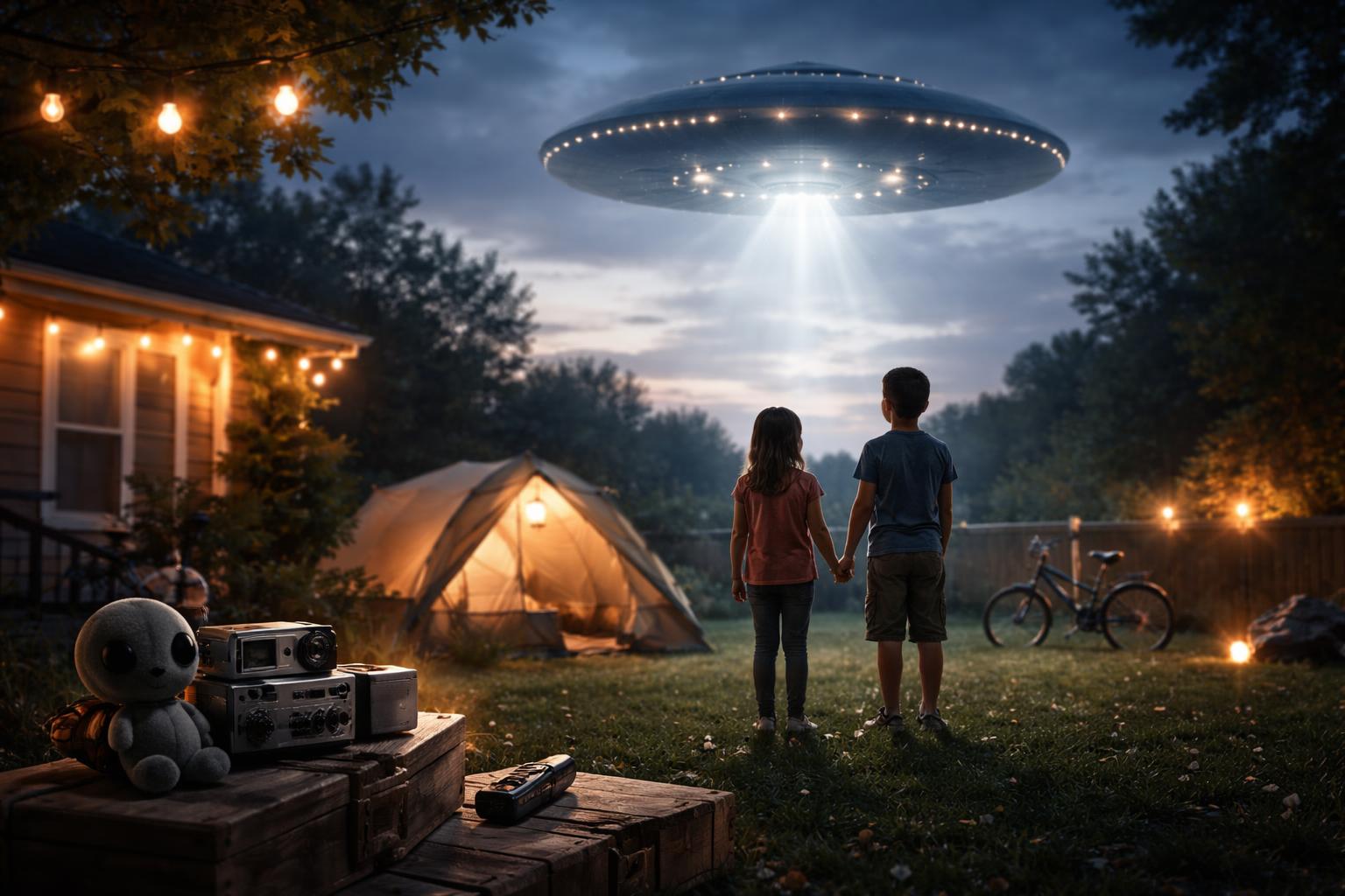 Redaktionelle Szene zum Thema „Steven Spielbergs neuer Alienfilm zwischen Nostalgie und Überirdischem“