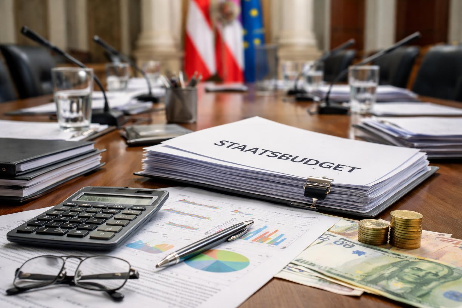 Redaktionelle Szene zum Thema „Stocker verweist bei Budgetgesprächen auf harte Verhandlungen“