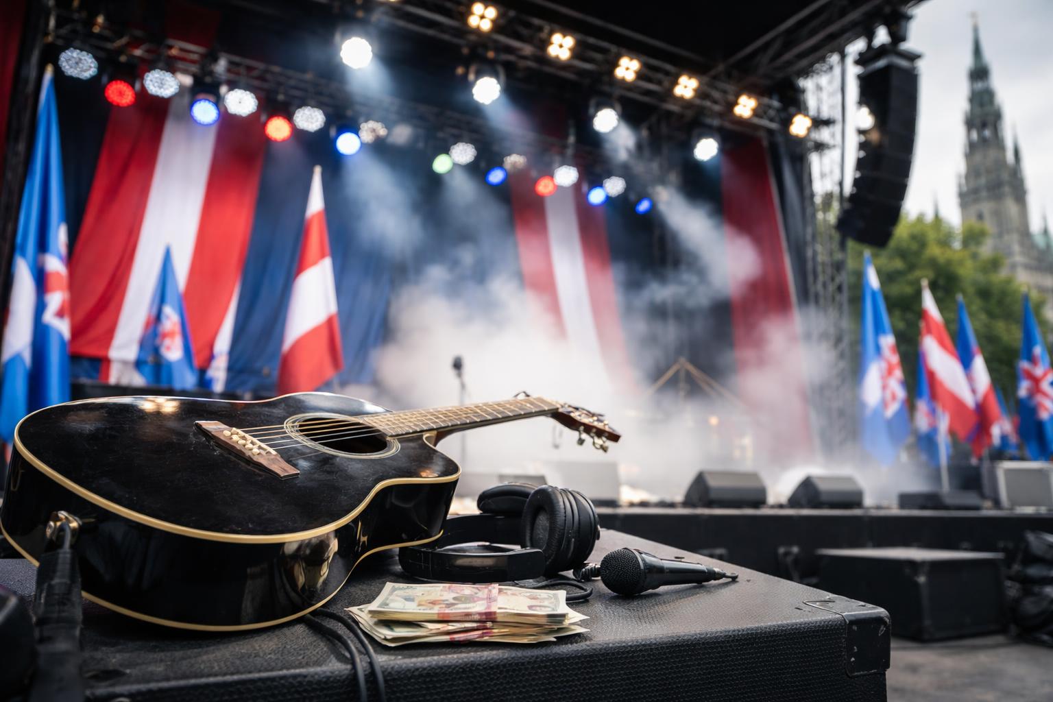 Redaktionelle Szene zum Thema „Streit um Heino-Auftritt bei FPÖ-Fest eskaliert“