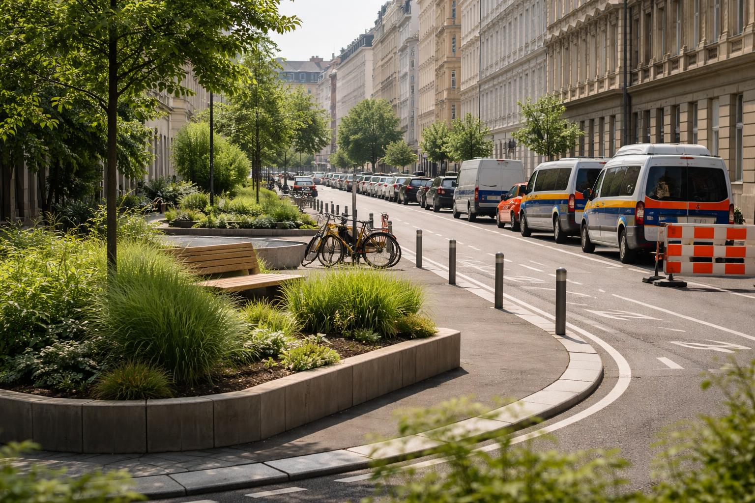 Redaktionelle Szene zum Thema „Streit um Rüdigergasse spitzt sich in Margareten zu“