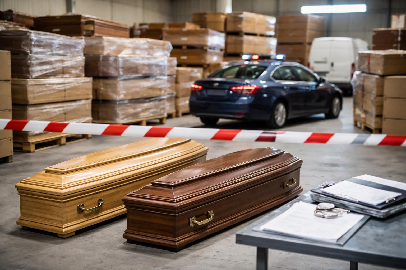Redaktionelle Szene zum Thema „Streit um Särge zum Spottpreis beschäftigt Justiz in Friaul-Julisch Venetien“