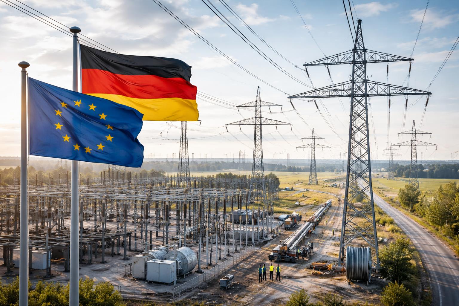 Redaktionelle Szene zum Thema „Strompreis-Lücke zu Deutschland soll mit neuer Leitung schrumpfen“