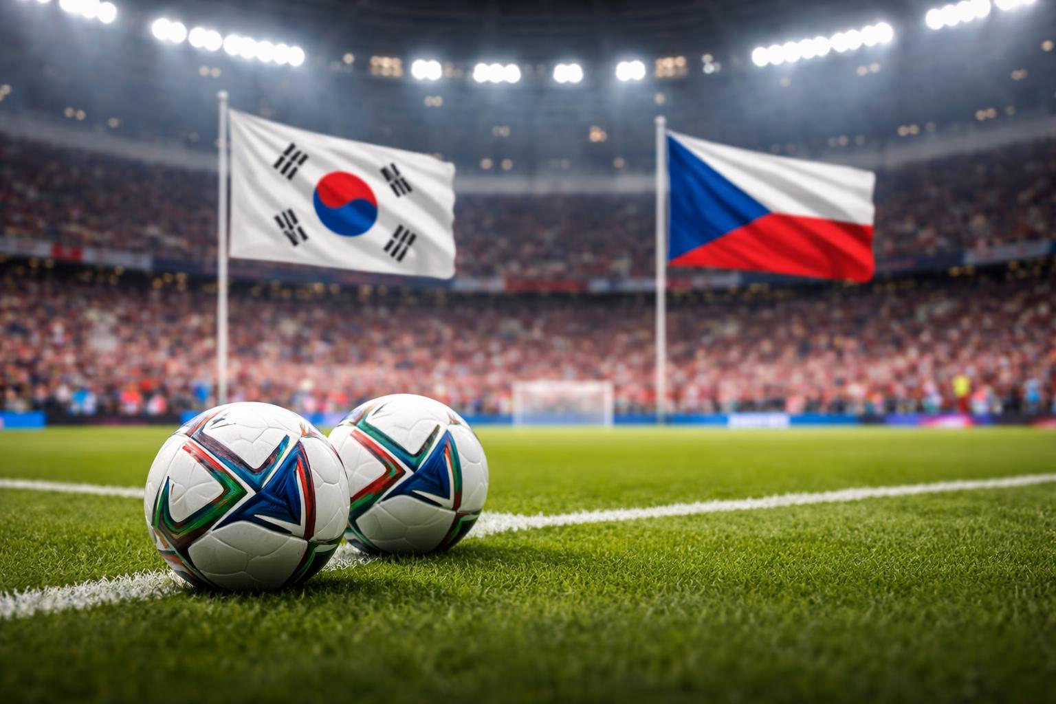 Redaktionelle Szene zum Thema „Südkorea gegen Tschechien: Auftaktspiel bei der Fußball-WM ab 4 Uhr live“