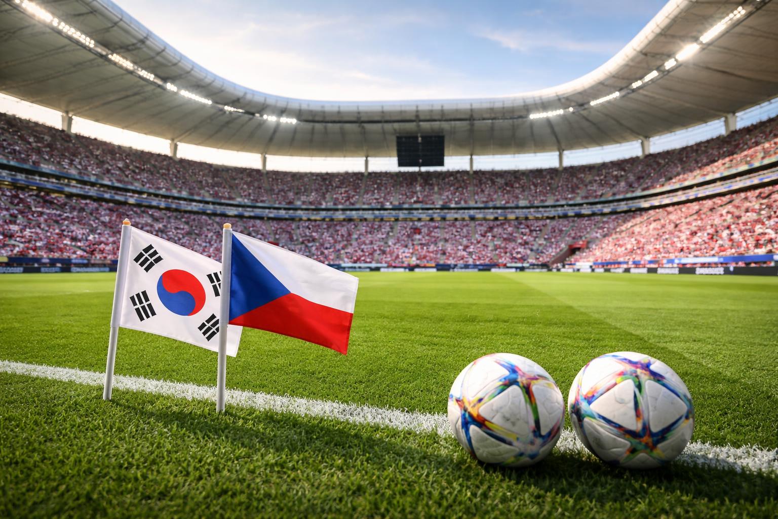 Redaktionelle Szene zum Thema „Südkorea trifft in Guadalajara auf Tschechien“