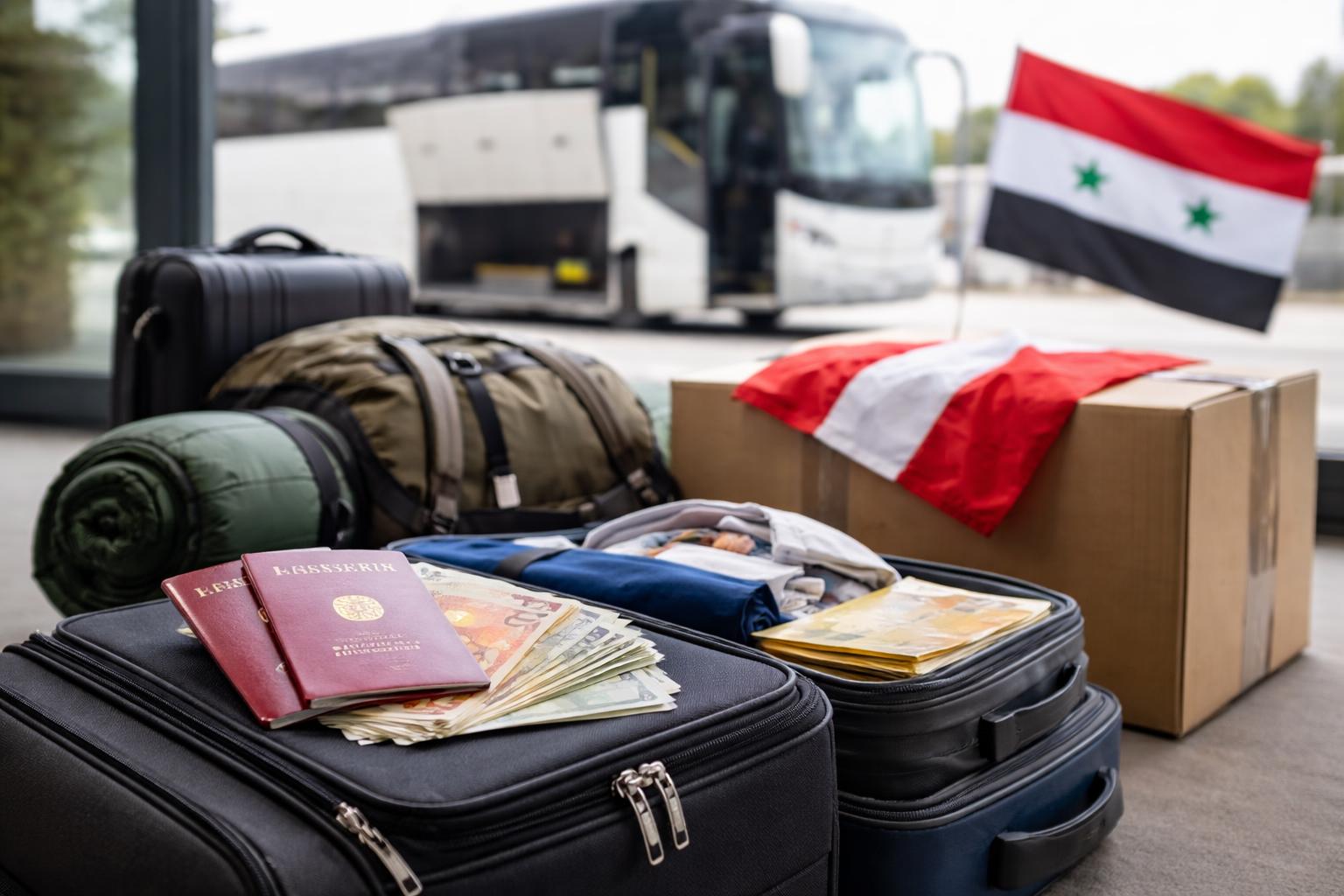 Redaktionelle Szene zum Thema „Syrien-Rückkehrer aus Österreich bleiben trotz Starthilfe rar“