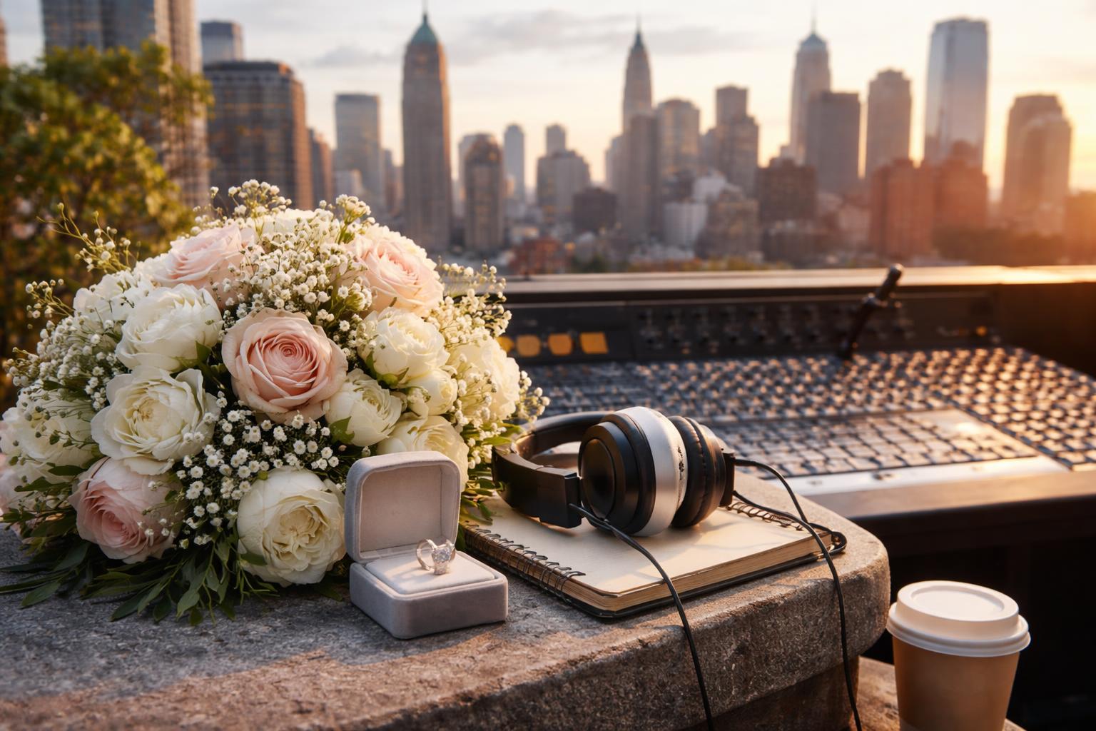 Redaktionelle Szene zum Thema „Taylor Swift: Spekulationen über Hochzeit in New York und neues Album“