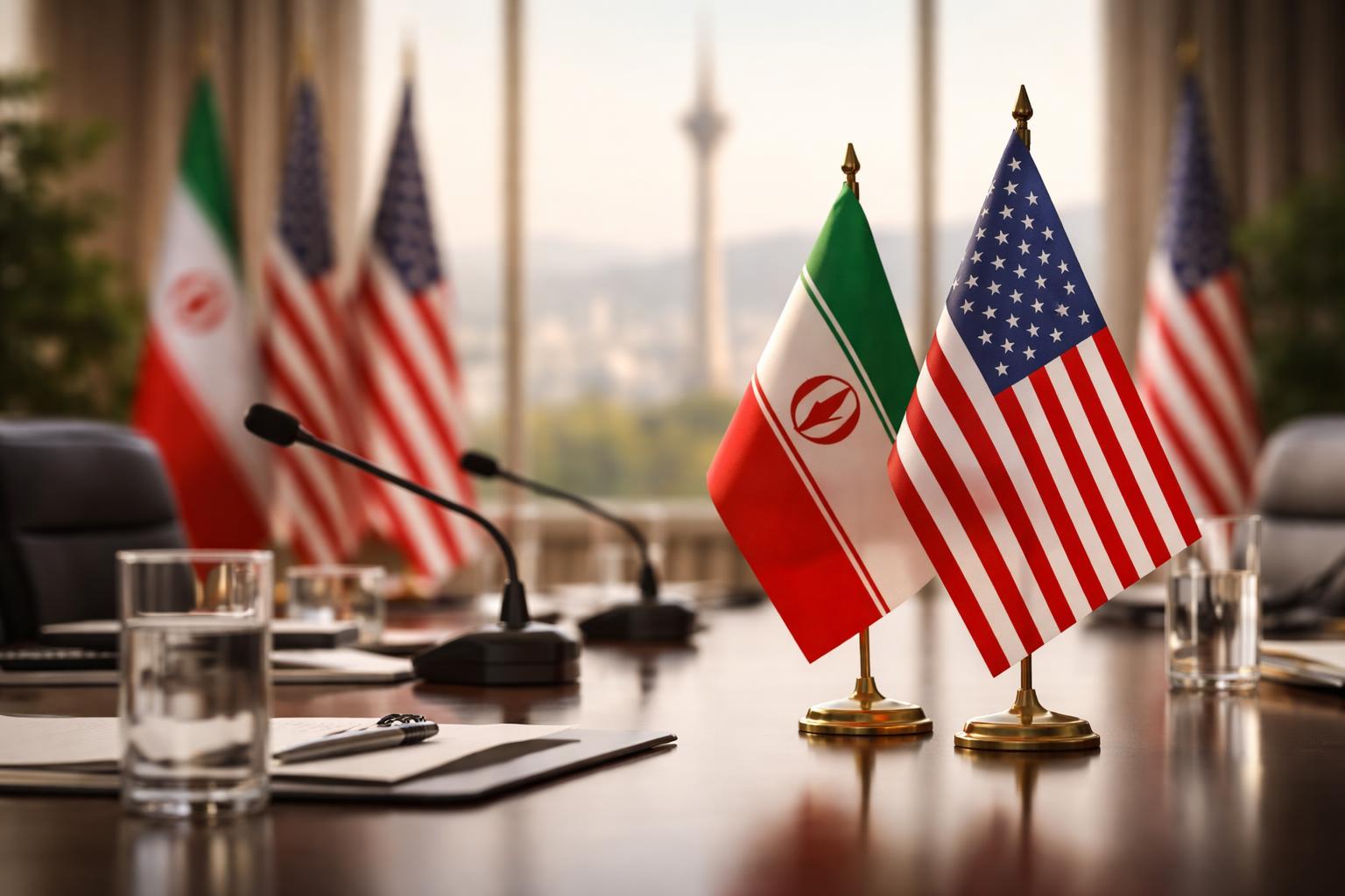 Redaktionelle Szene zum Thema „Teheran stellt baldiges Abkommen mit den USA in Aussicht“