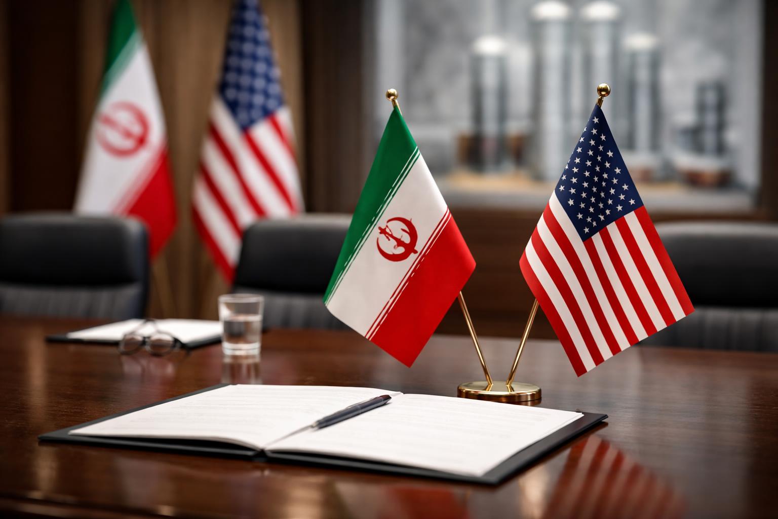 Redaktionelle Szene zum Thema „Teheran vertagt Unterzeichnung eines Abkommens mit den USA“