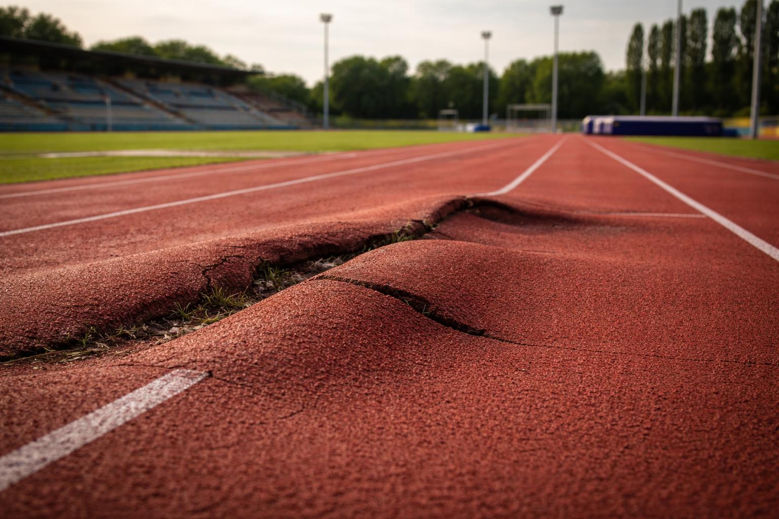 Redaktionelle Szene zum Thema „Track Night Vienna vor dem Aus im LAZ: Bahn wird für Athleten zum Sicherheitsrisiko“