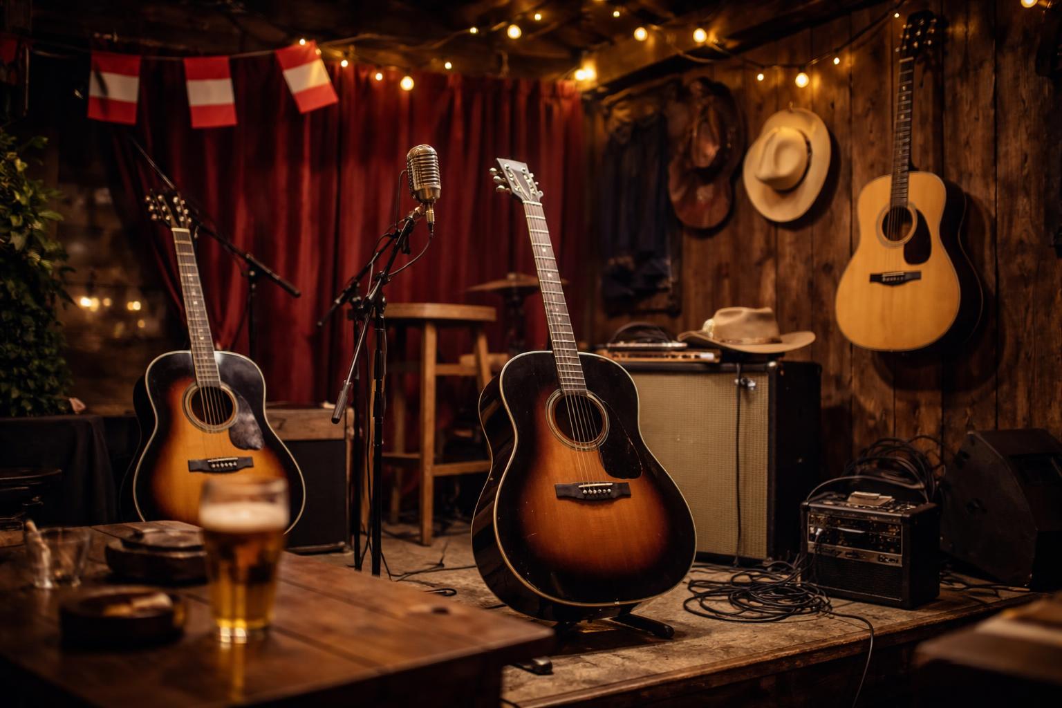Redaktionelle Szene zum Thema „Tribut an Johnny Cash, Bob Dylan und Kris Kristofferson in Feldkirchen“