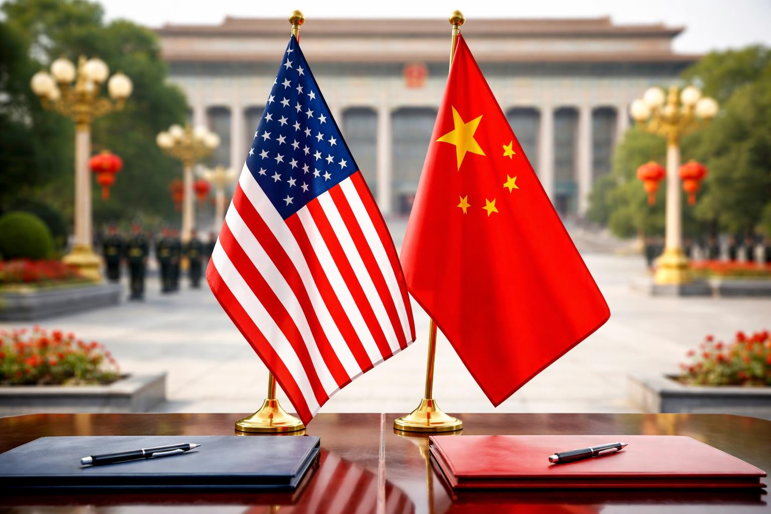 Beitragsbild zum Artikel „Trump und Xi treffen in Peking aufeinander – freundliche Worte, klare Warnung bei Taiwan“ auf Extrig.at
