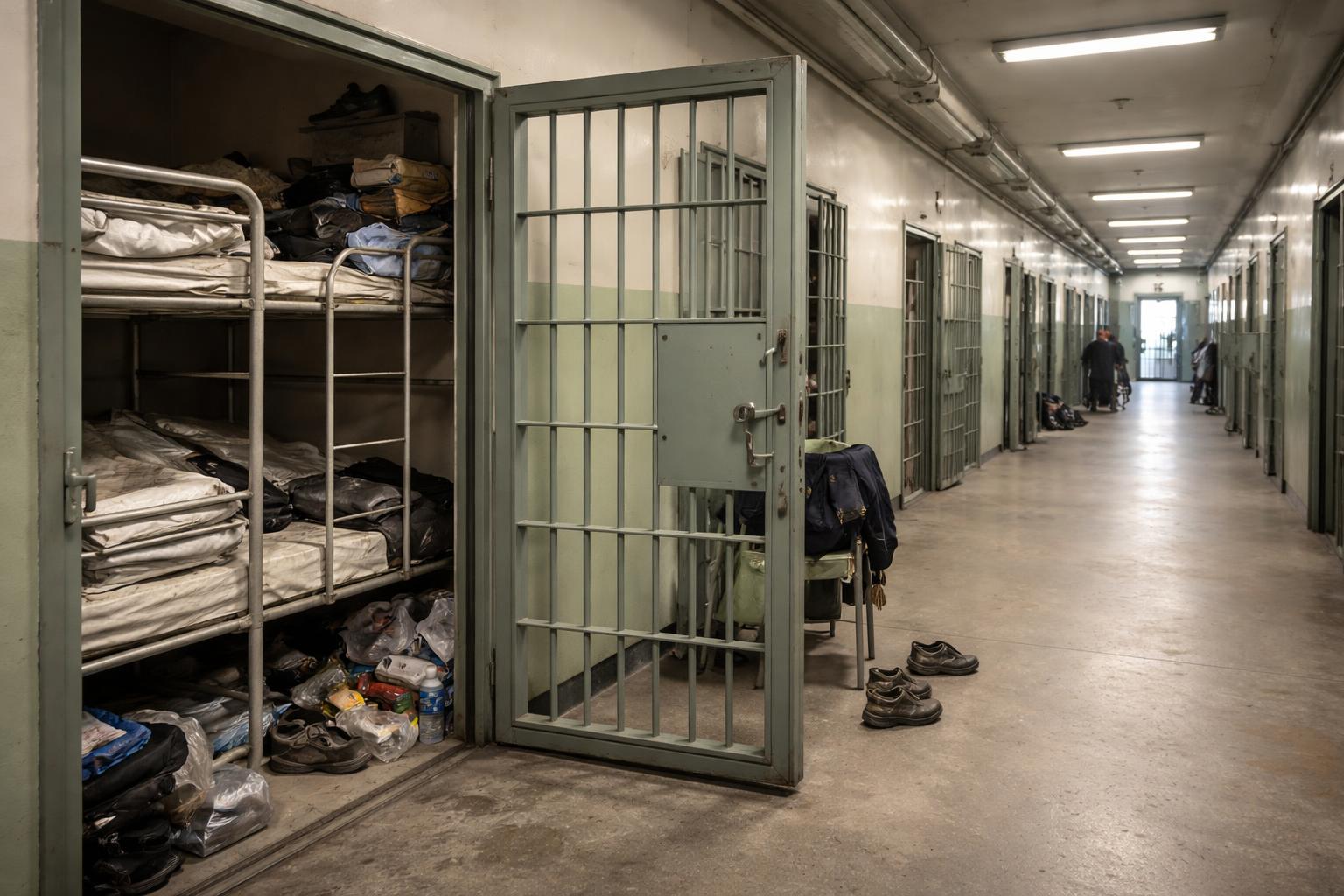 Redaktionelle Szene zum Thema „Überbelegte Justizanstalten und fehlendes Personal setzen Strafvollzug unter Druck“