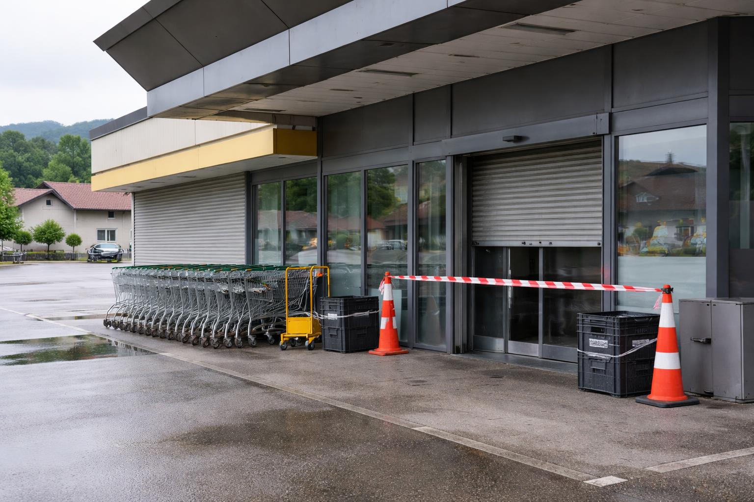 Redaktionelle Szene zum Thema „Unimarkt zieht sich aus dem Filialgeschäft zurück“