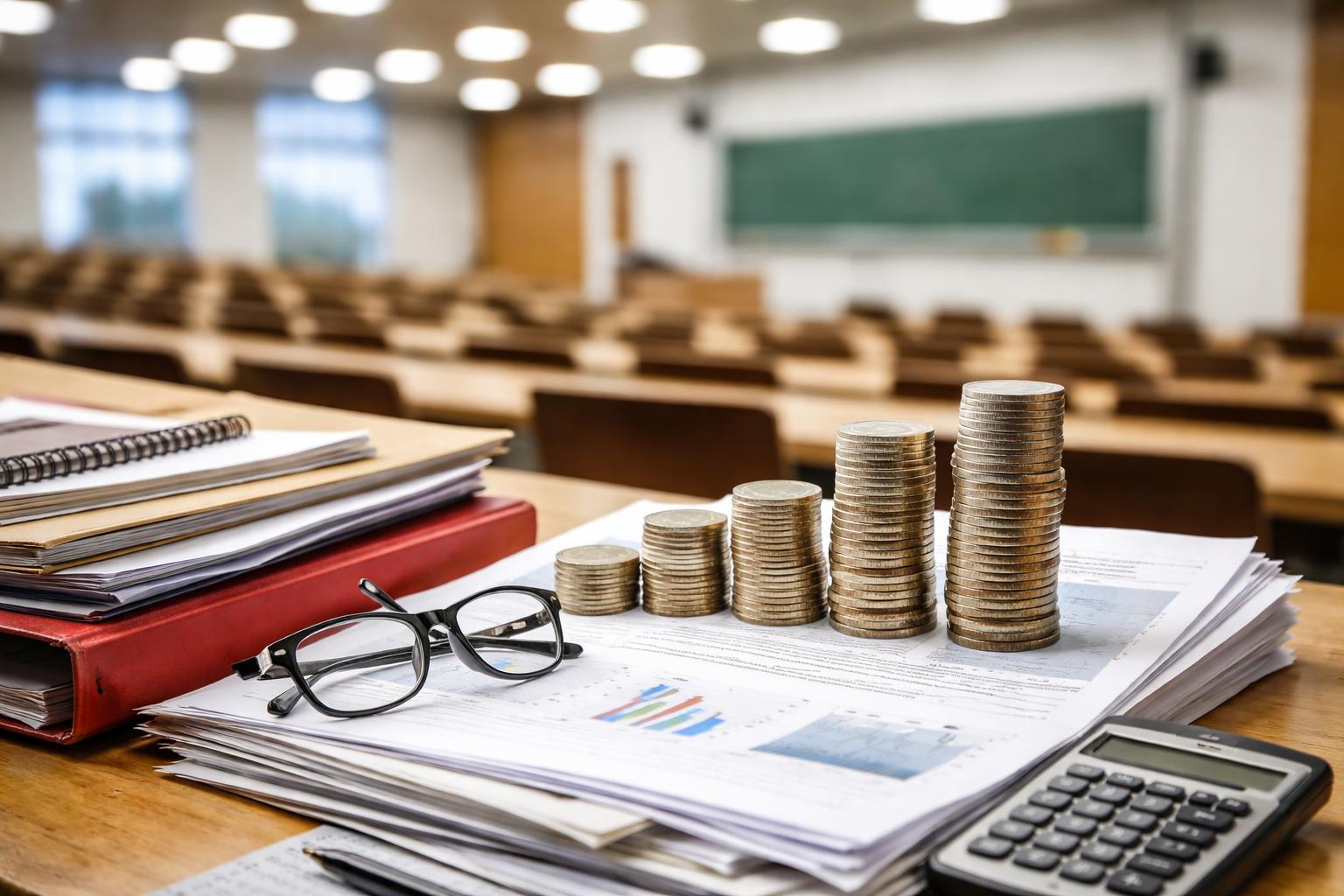 Redaktionelle Szene zum Thema „Universitäten vor deutlichem Sparkurs: Weniger Geld, mehr Druck auf Planung und Personal“