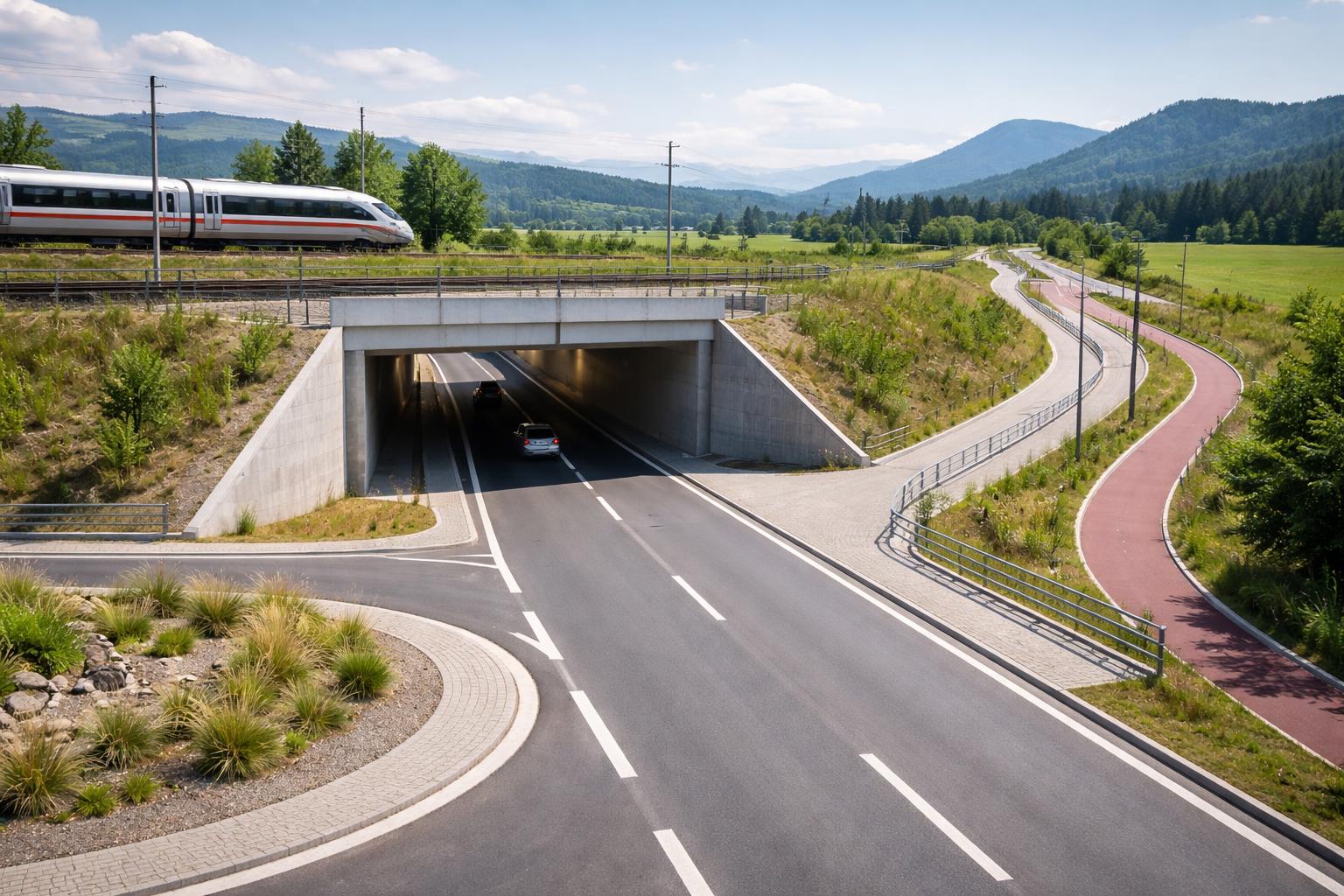 Redaktionelle Szene zum Thema „Unterführung soll Verkehr in Föderlach entlasten“
