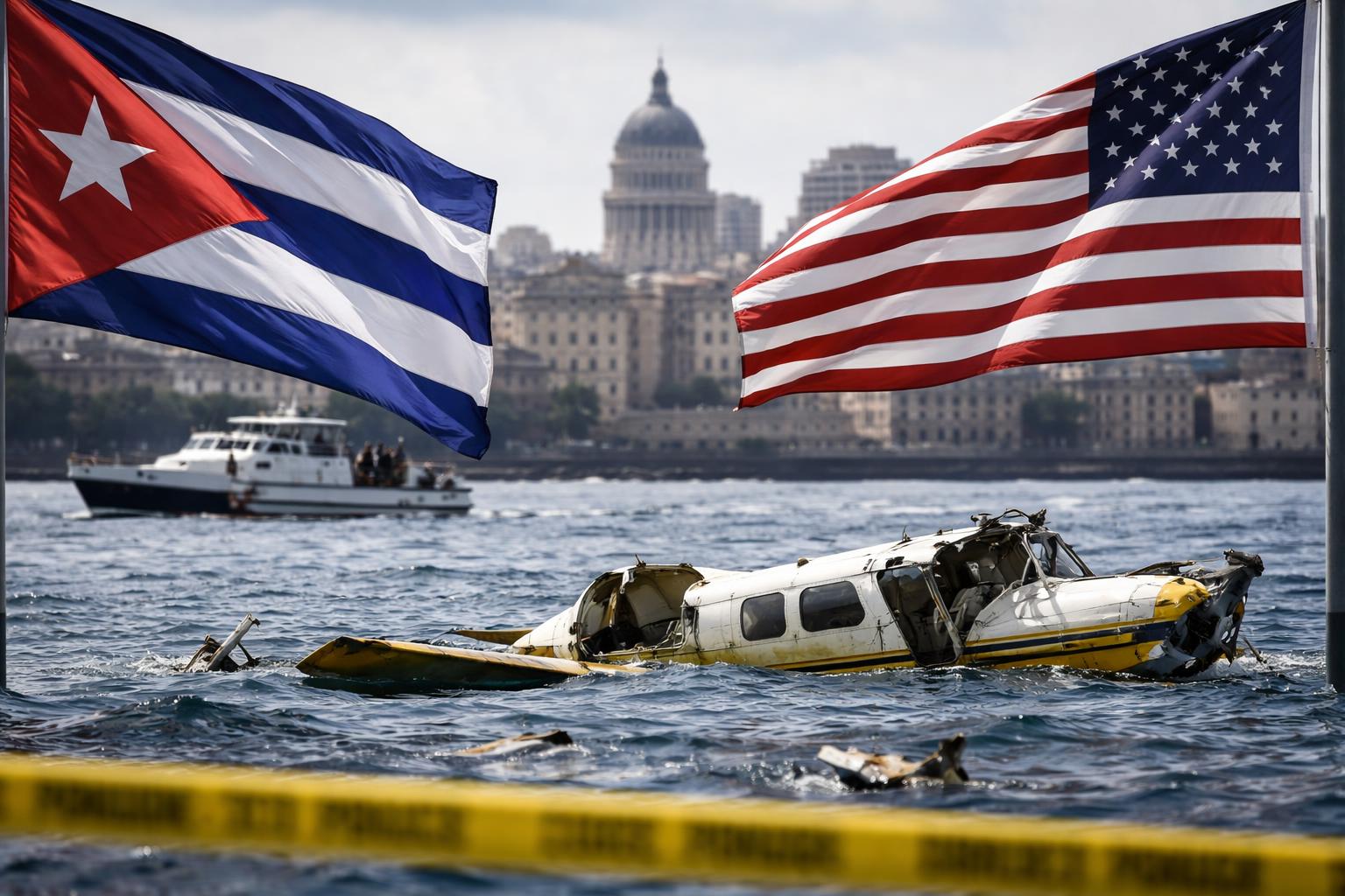 Redaktionelle Szene zum Thema „USA klagen Raúl Castro wegen Mordes an und erhöhen Druck auf Havanna“
