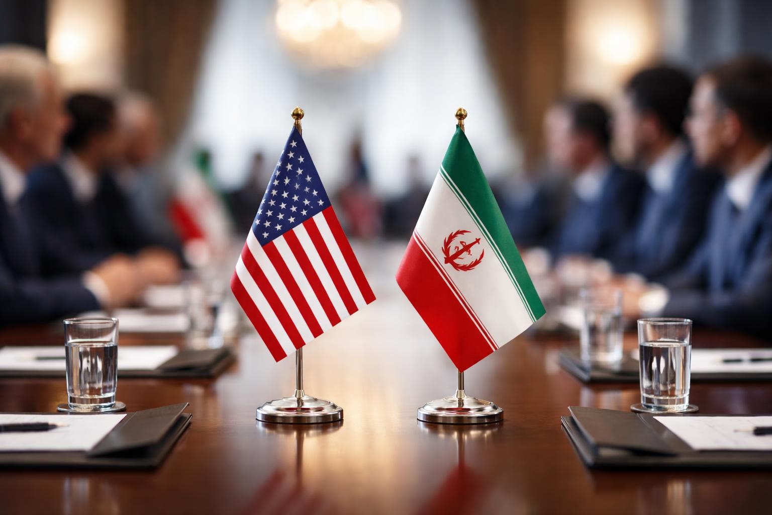 Redaktionelle Szene zum Thema „USA und Iran setzen Angriffe aus und nehmen Gespräche wieder auf“