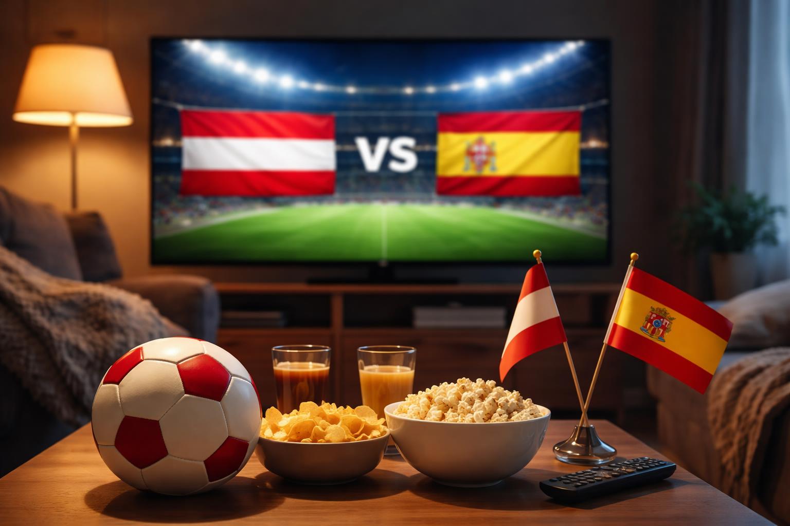 Redaktionelle Szene zum Thema „Van der Bellen bittet Eltern, Kindern das WM-Spiel gegen Spanien zu erlauben“